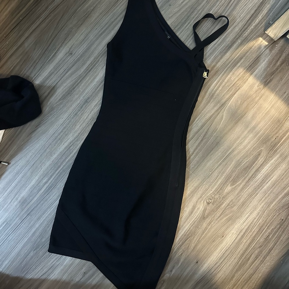 Marciano One shoulder Black Dress - Picture 3 of 5